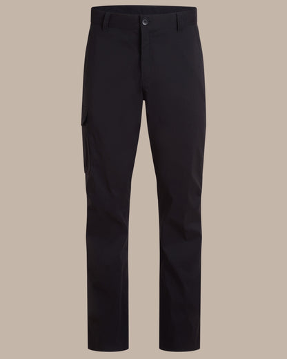 Black coloured Craghoppers Mens Brisk Pro Trouser on beige background 