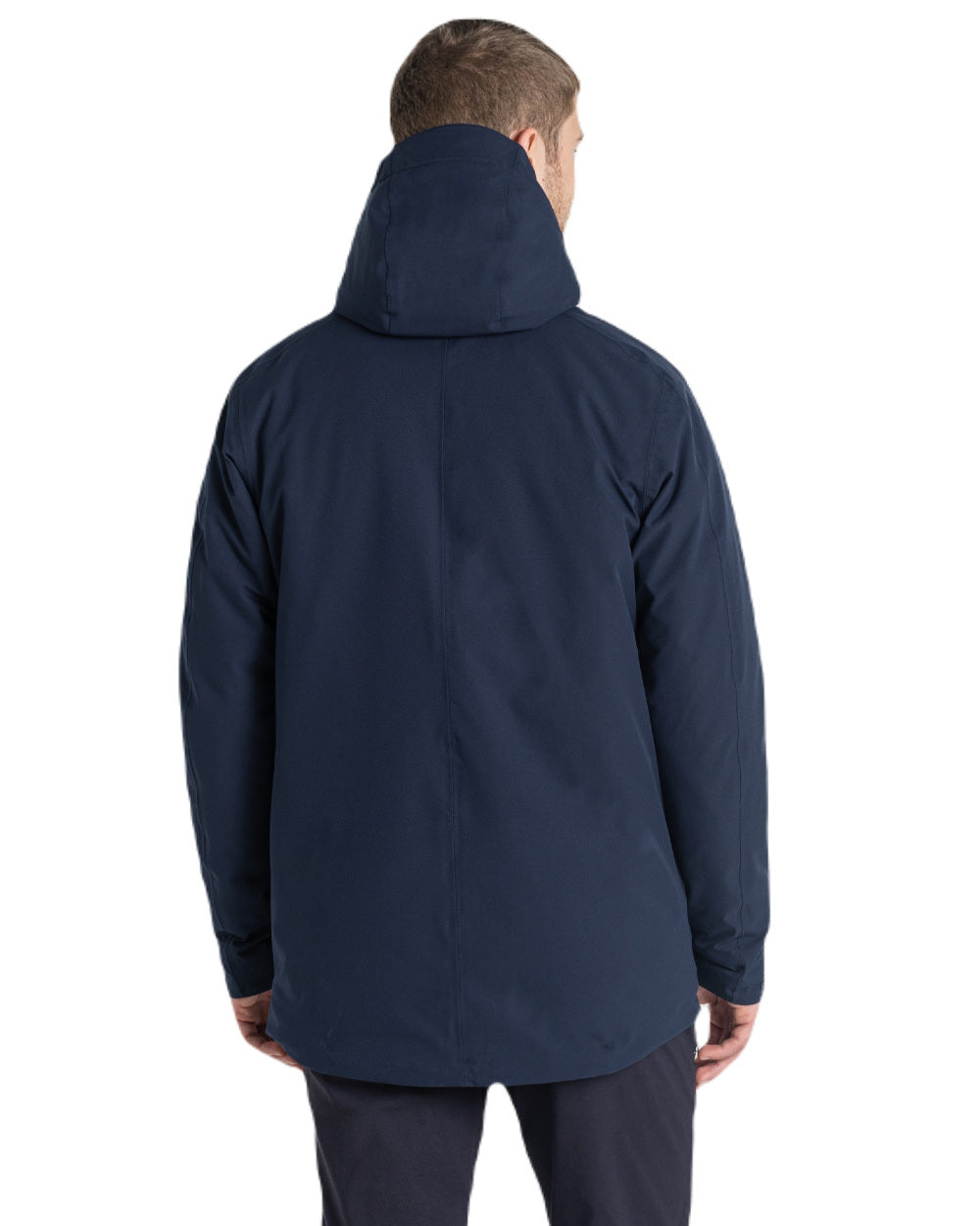 Blue Navy/Lagoon Blue Coloured Craghoppers Mens Lorton Thermic Jacket On A White Background 