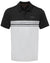 Black/Optic White Coloured Craghoppers NosiLife Pro Polo Shirt On A White Background #colour_black-optic-white