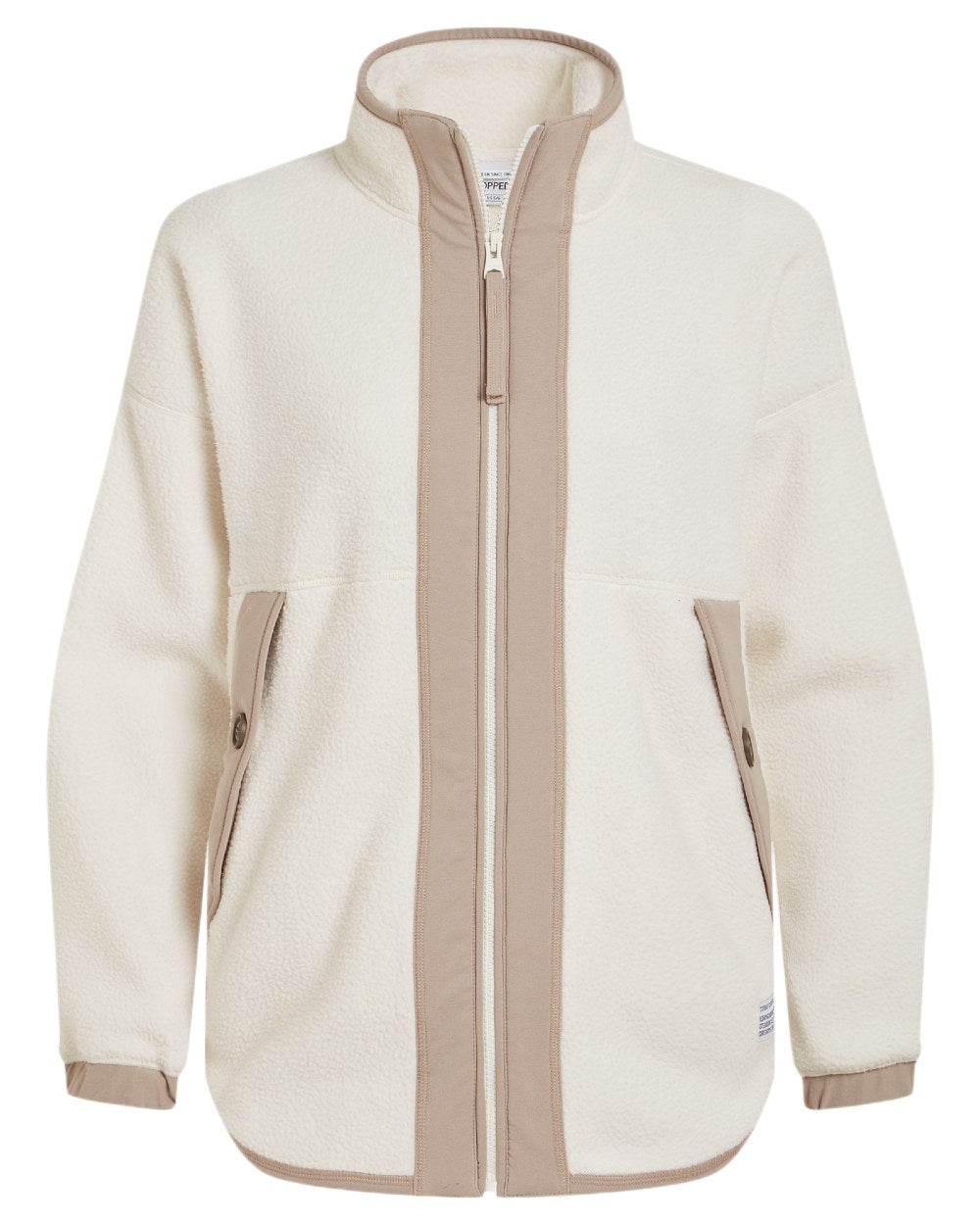 Calico Coloured Craghoppers Womens CO2 Renu Steppes Insulating Jacket on White Background
