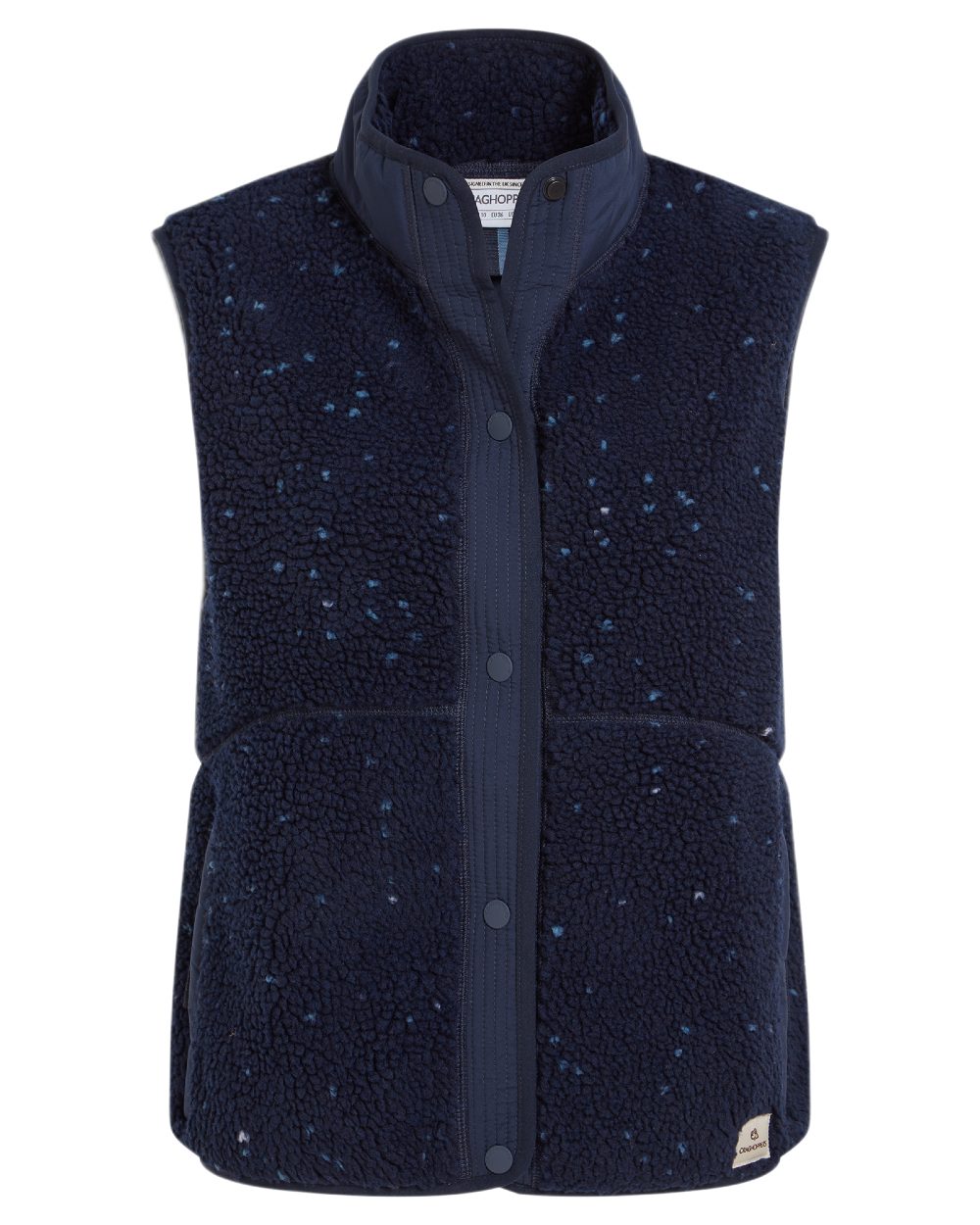 Blue Navy Coloured Craghoppers Womens Dinas Vest on White Background
