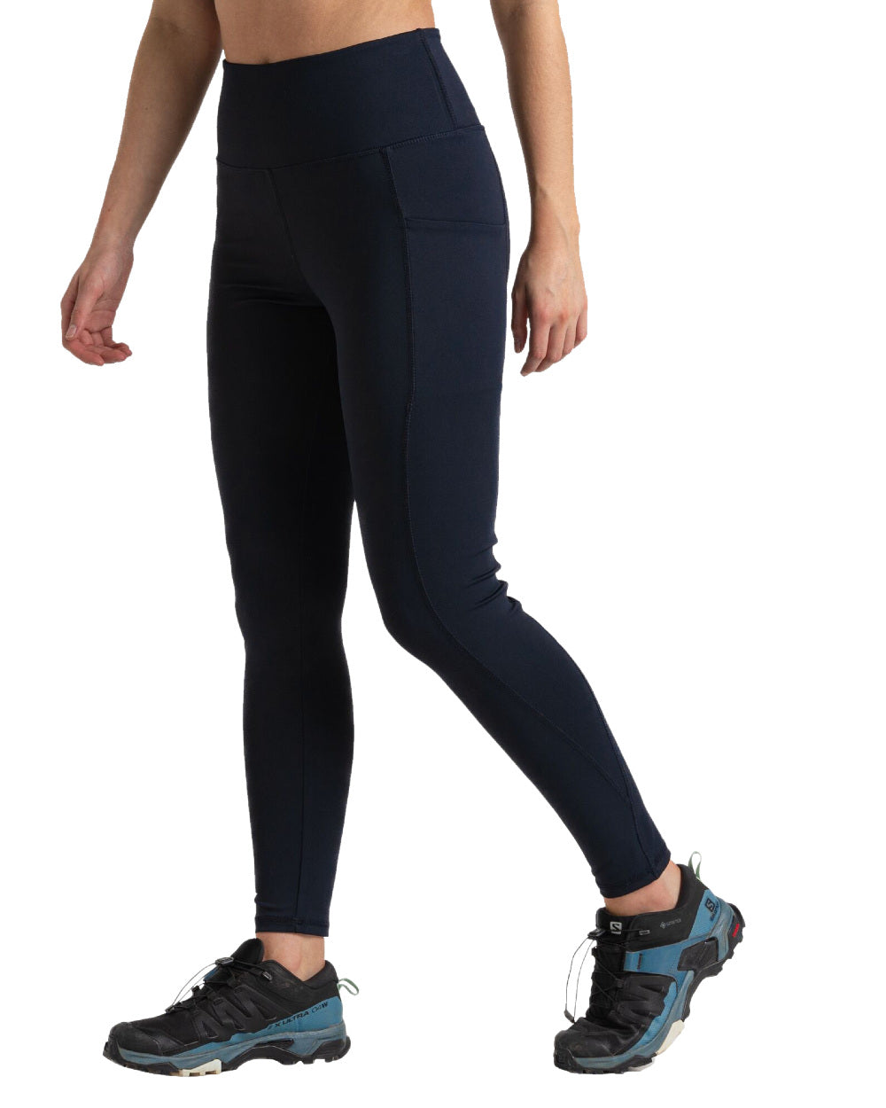 Dark Navy Coloured Craghoppers Womens Kiwi Legging On A White Background 