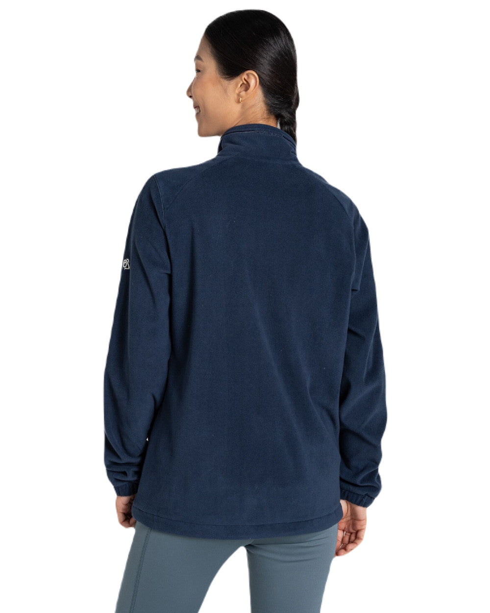 Blue Navy Coloured Craghoppers Womens Miska Plus II Jacket On A White Background 