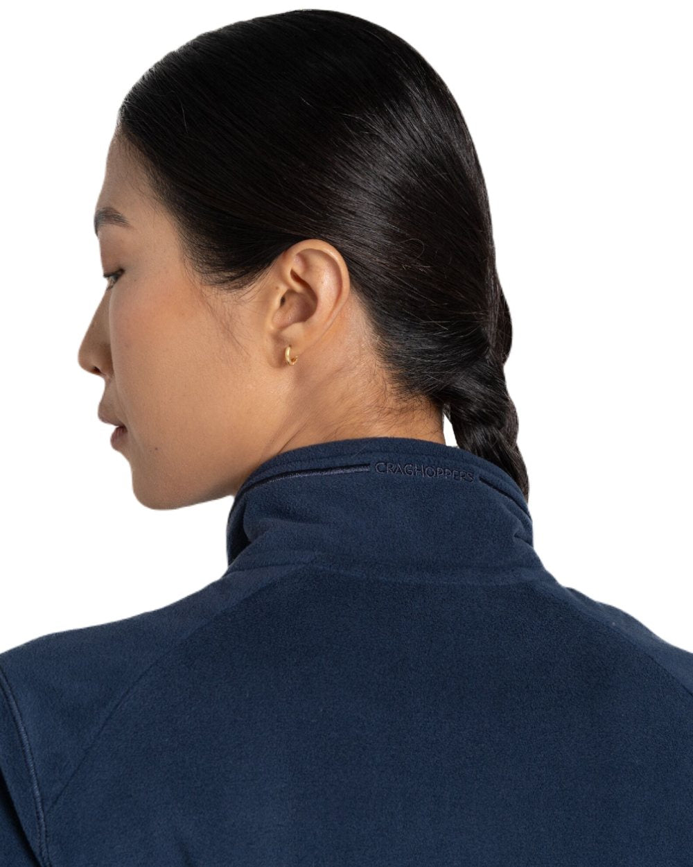 Blue Navy Coloured Craghoppers Womens Miska Plus II Jacket On A White Background 