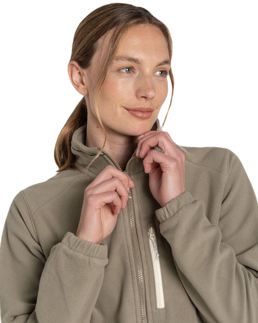 Vert Coloured Craghoppers Womens Miska Plus II Jacket On A White Background 