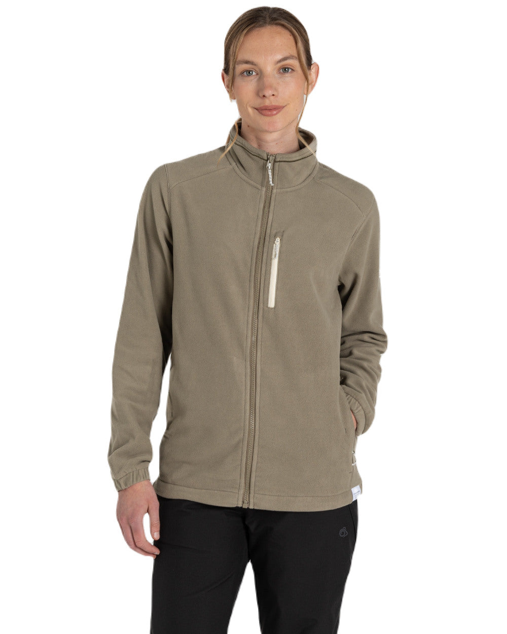 Vert Coloured Craghoppers Womens Miska Plus II Jacket On A White Background 