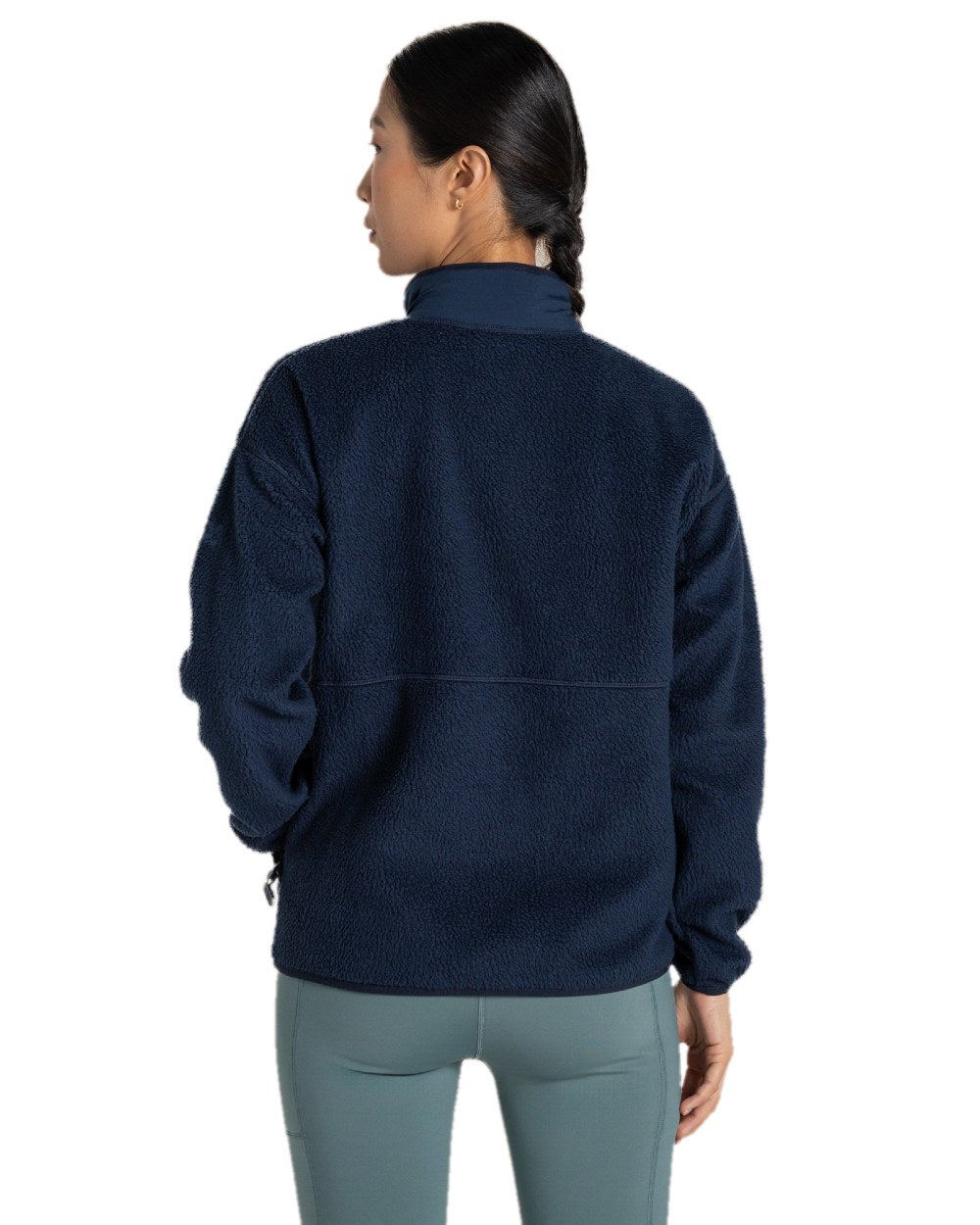 Blue Navy Coloured Craghoppers Womens National Trust Oxlip Jacket on White Background
