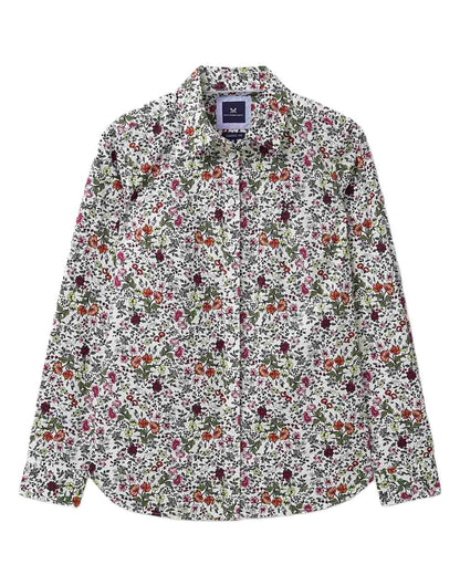 Lois Pink Coloured Crew Clothing Womens Lulworth Shirt on White Background
