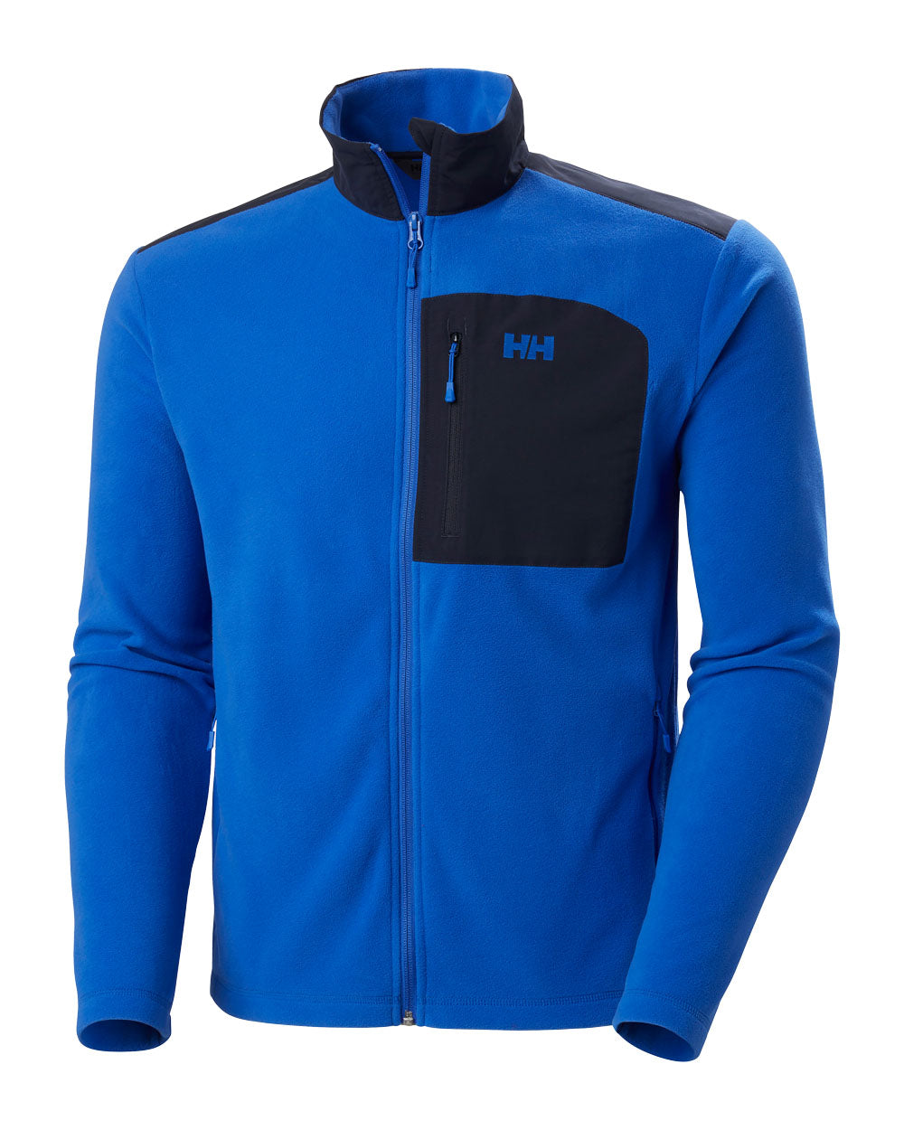 Cobalt 2.0 coloured Helly Hansen Fleece Jacket on White background 