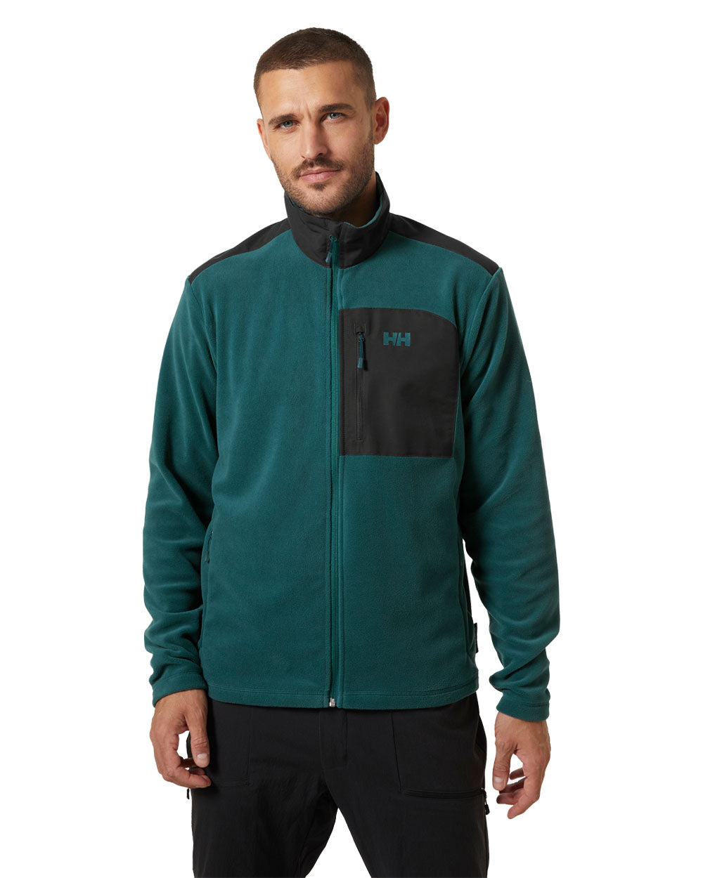 Dark Creek coloured Helly Hansen Fleece Jacket on White background 