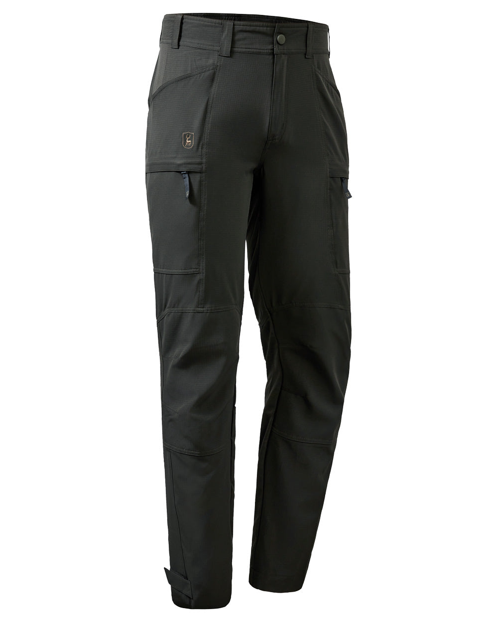 Forest Green coloured Deerhunter Canopy Trousers on White background 