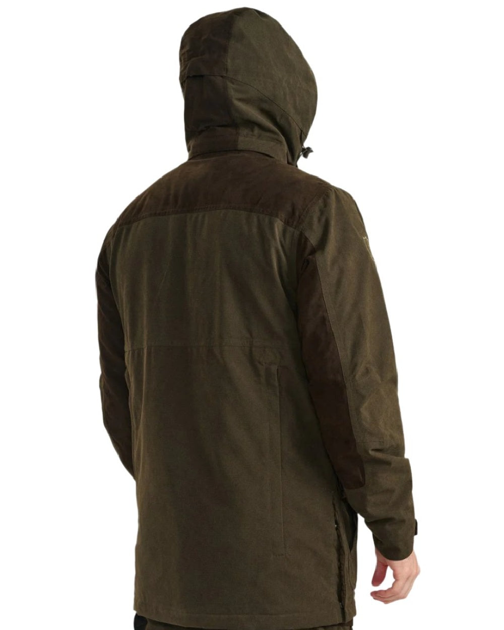 Tarmac Green Coloured Deerhunter Eagle Jacket On A White Background 