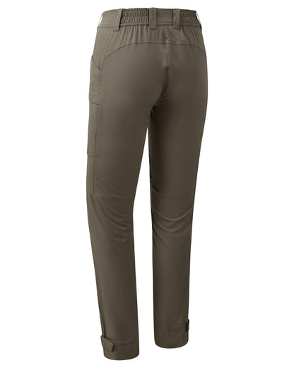 Stone Grey coloured Deerhunter Lady Canopy Trousers on White background 