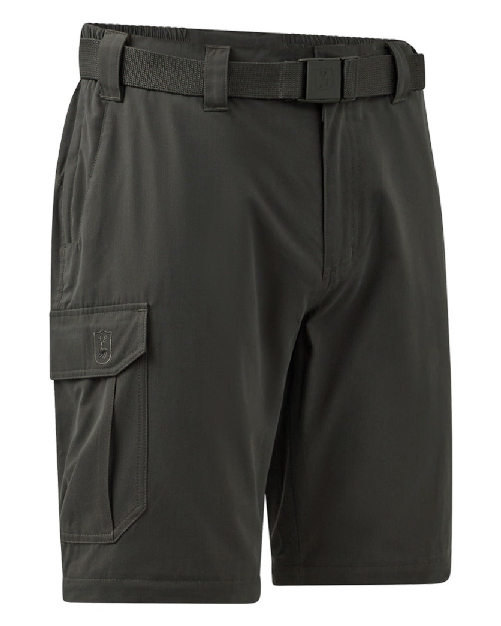 Timber coloured Deerhunter Slogen Zip-off Trousers on White background 