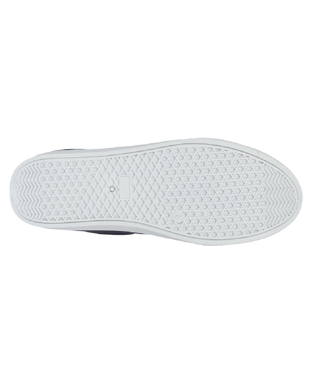 Navy Blue Coloured Dek Mens Gusset Casual Yachting Shoes on White Background
