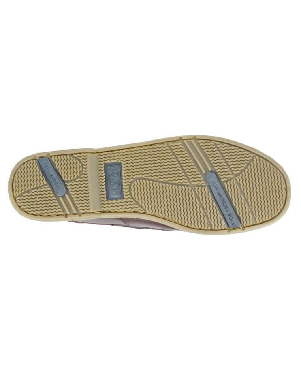 Brown Coloured Dek Mens Moccasin Brown Boat Shoes on White Background
