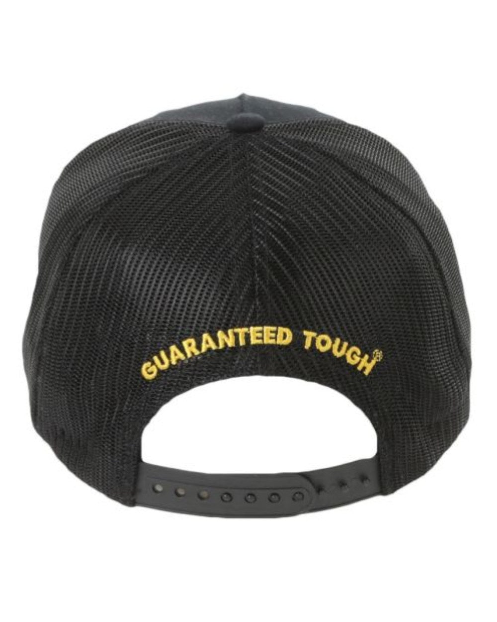 Black Coloured DeWalt Oakdale Baseball Cap On A White Background