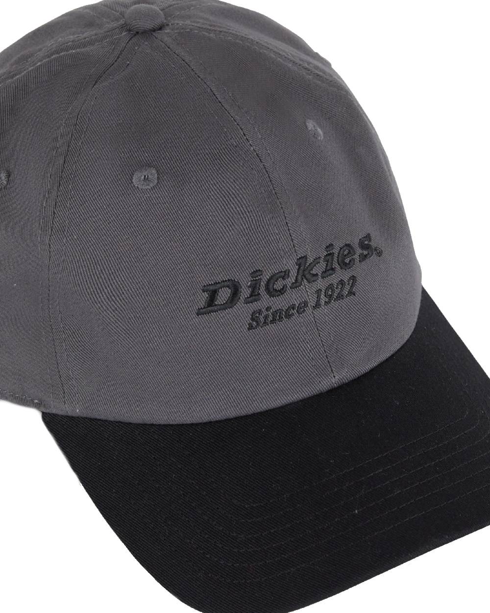 Graphite Coloured Dickies Everyday Twill Cotton Cap on a White Background
