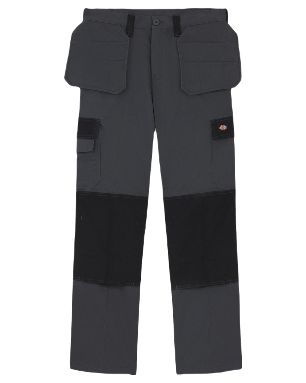 Charcoal Black Coloured Dickies Mens Everyday Holster Trousers on White Background
