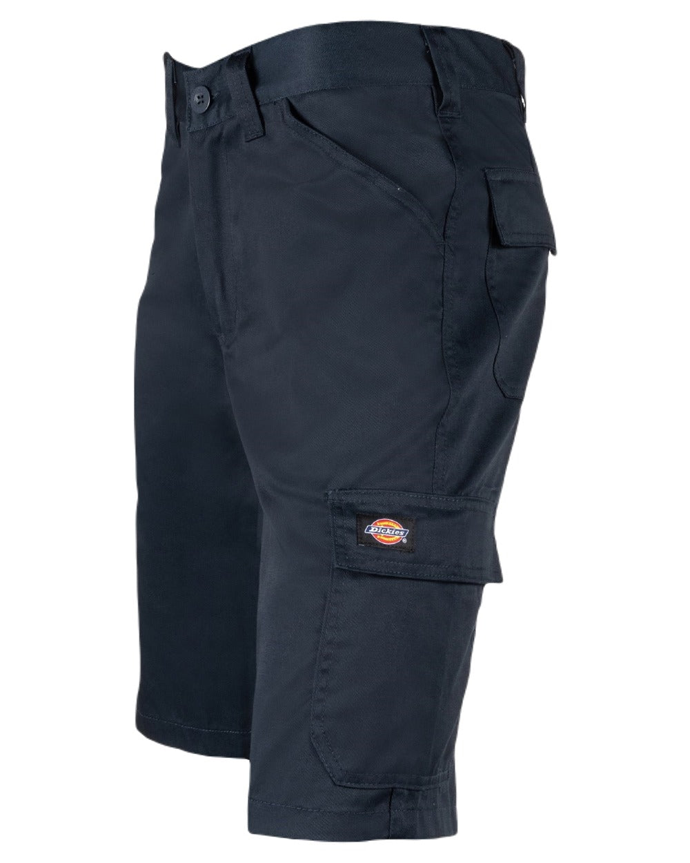 Dark Navy Coloured Dickies Mens Everyday Shorts on White Background
