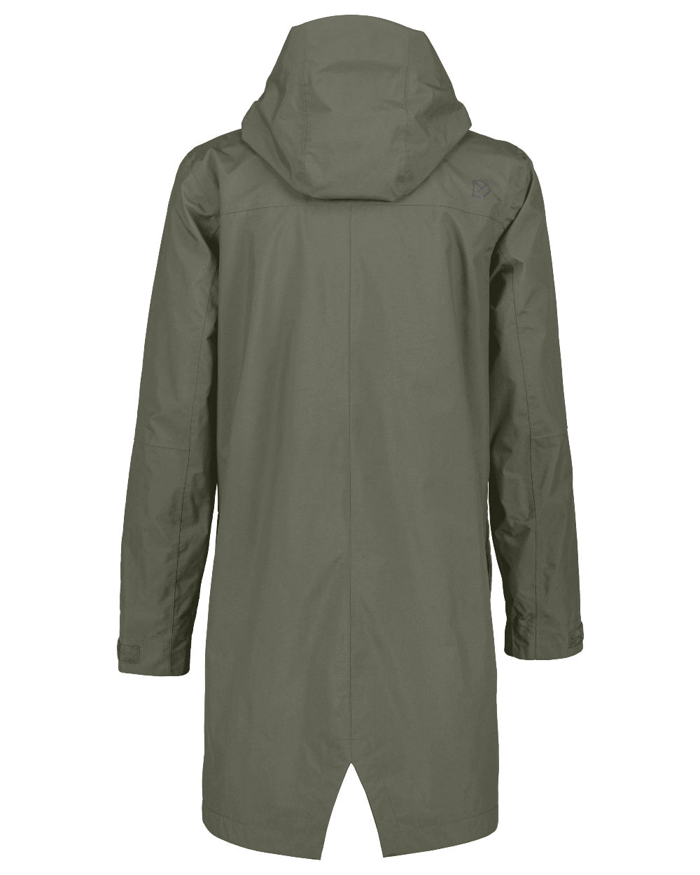 Deep Green Coloured Didriksons Andreas Unisex Parka 2 On A White Background 