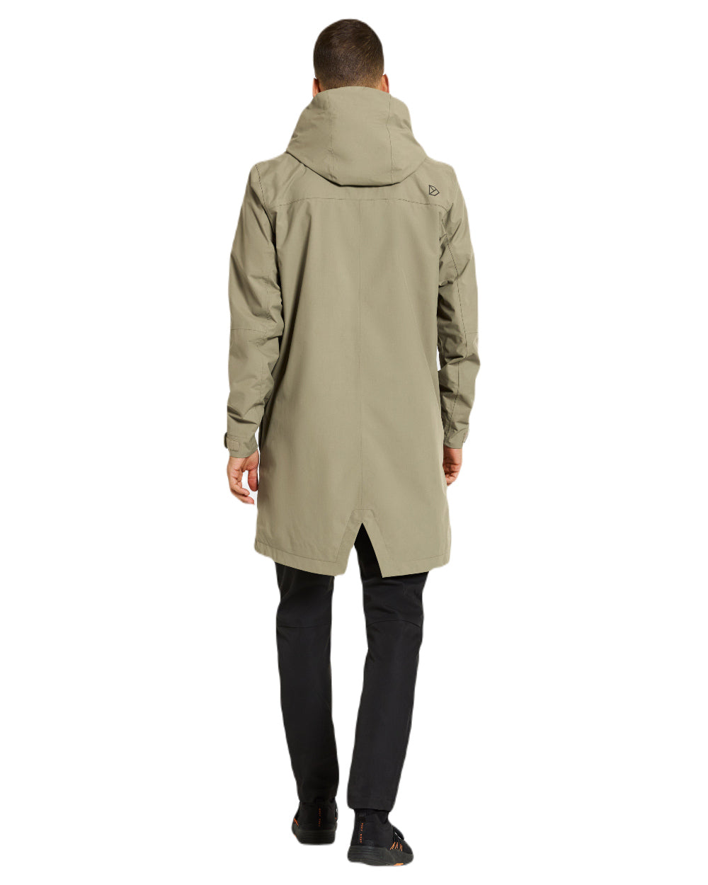 Mistel Green Coloured Didriksons Andreas Unisex Parka 2 On A White Background 