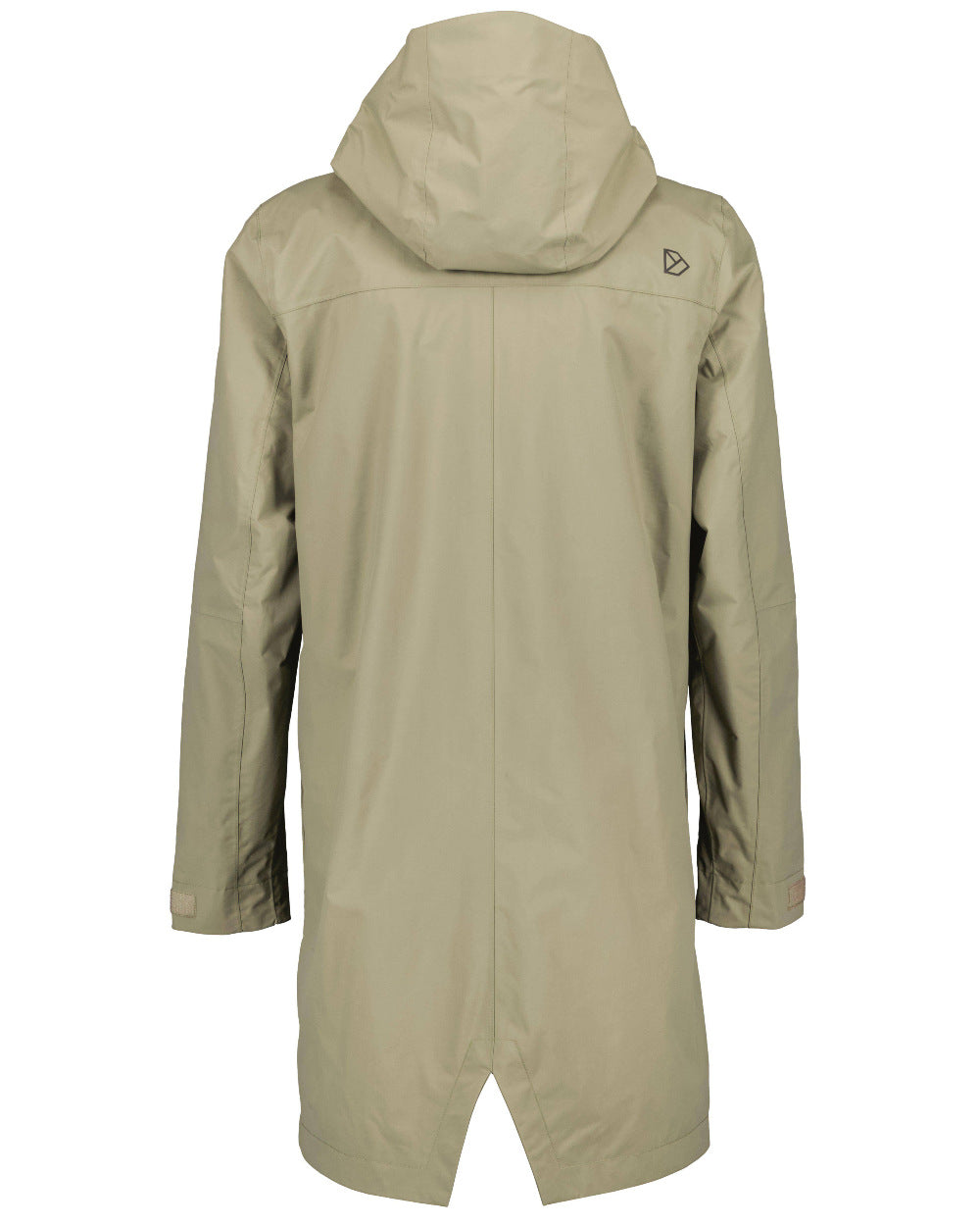 Mistel Green Coloured Didriksons Andreas Unisex Parka 2 On A White Background 