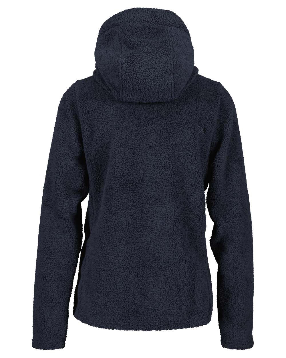 Dark Night Blue coloured Didriksons Anniken Womens Full Zip Fleece on White background 