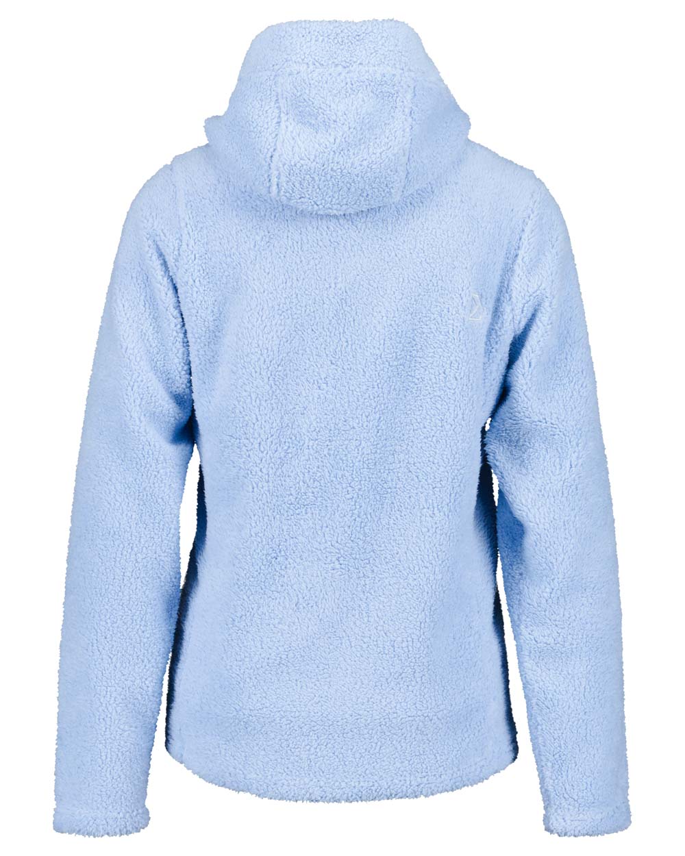 Sea Blue coloured Didriksons Anniken Womens Full Zip Fleece on White background 