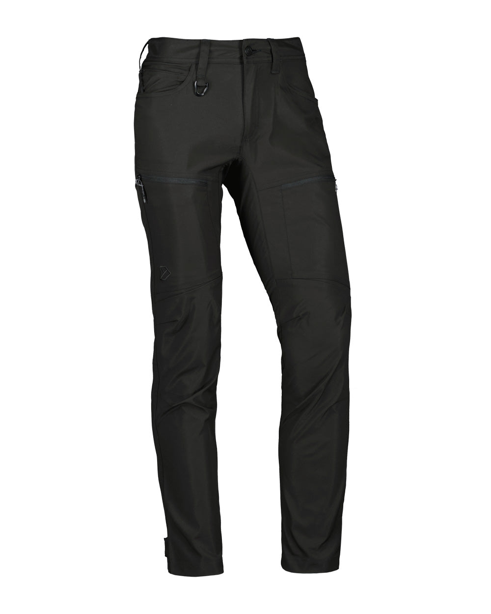 Black coloured Didriksons Womens Pants on White background 