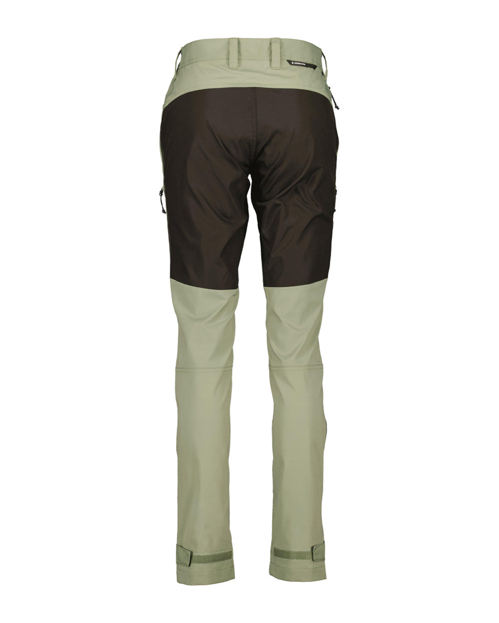 Light Moss coloured Didriksons Womens Pants on White background 