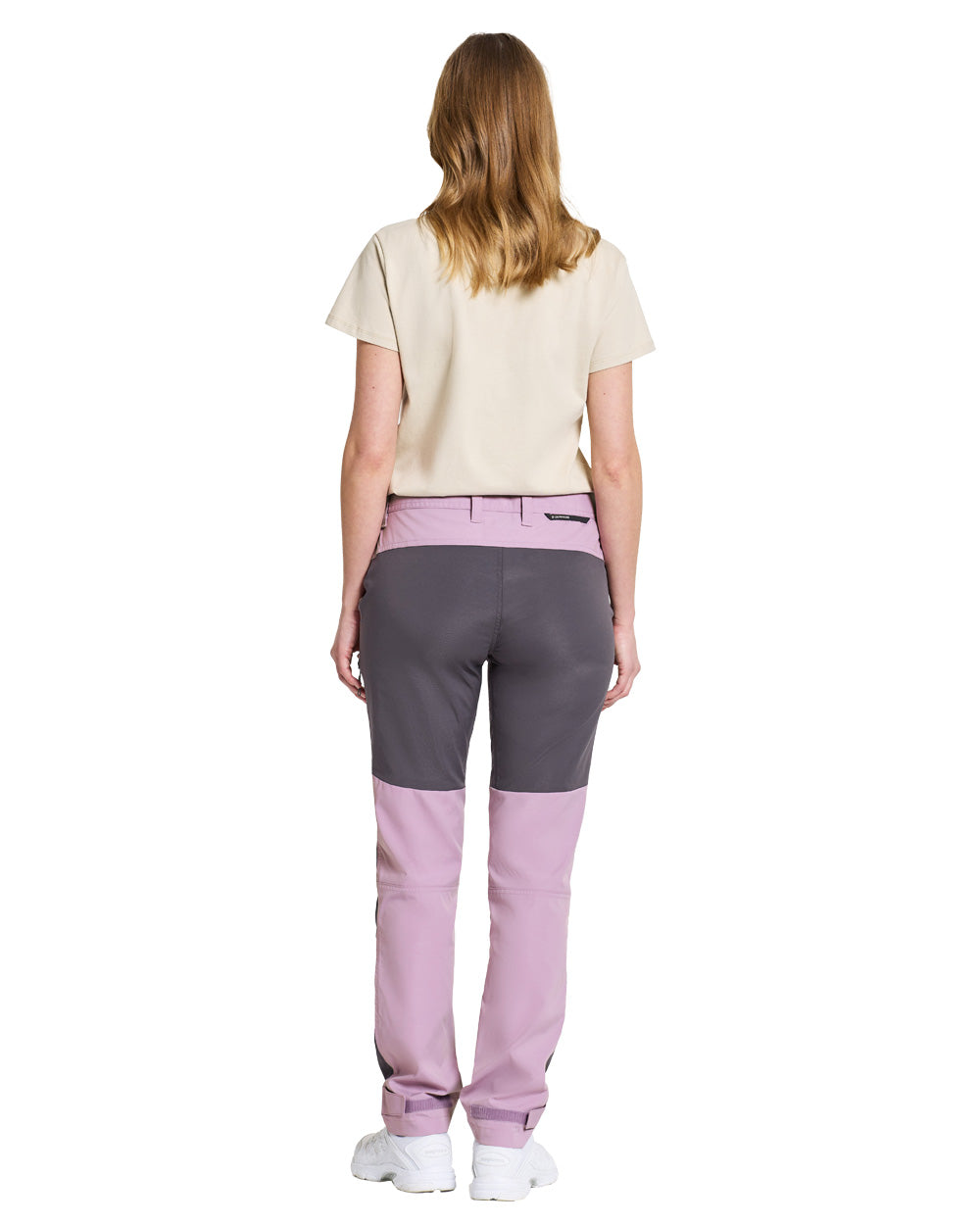 Purple Rain coloured Didriksons Womens Pants on White background 