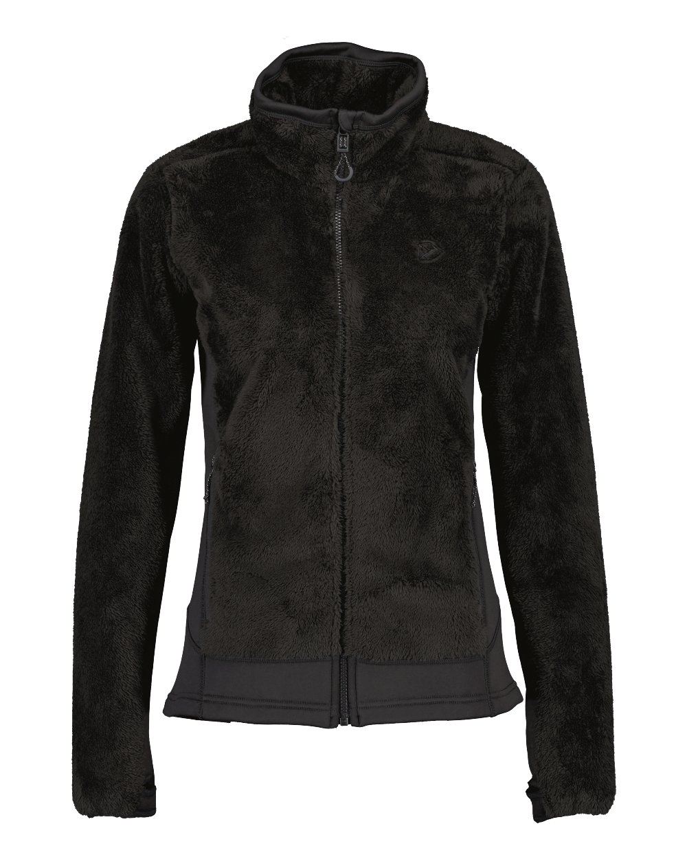 Black Coloured Didriksons Brianna Womens Jacket in light Moss 