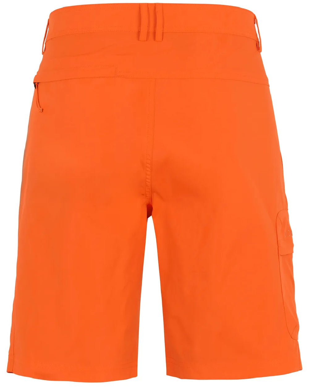 Flame Coloured Didriksons Dave Shorts On A White Background