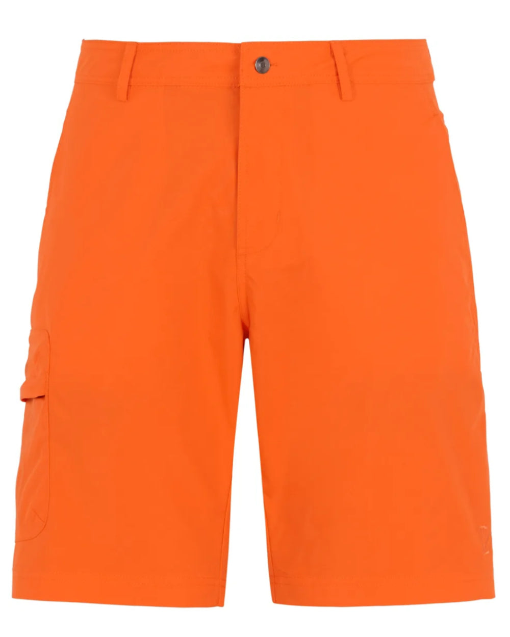 Flame Coloured Didriksons Dave Shorts On A White Background