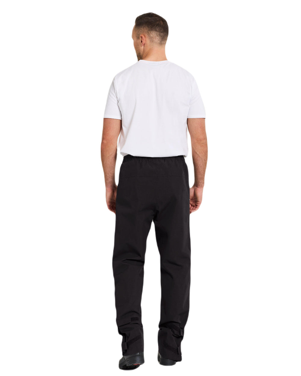 Black Coloured Didriksons Derek Unisex Pants On A White Background 