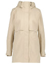 Clay Beige Coloured Didriksons Edith Parka On A White Background #colour_clay-beige