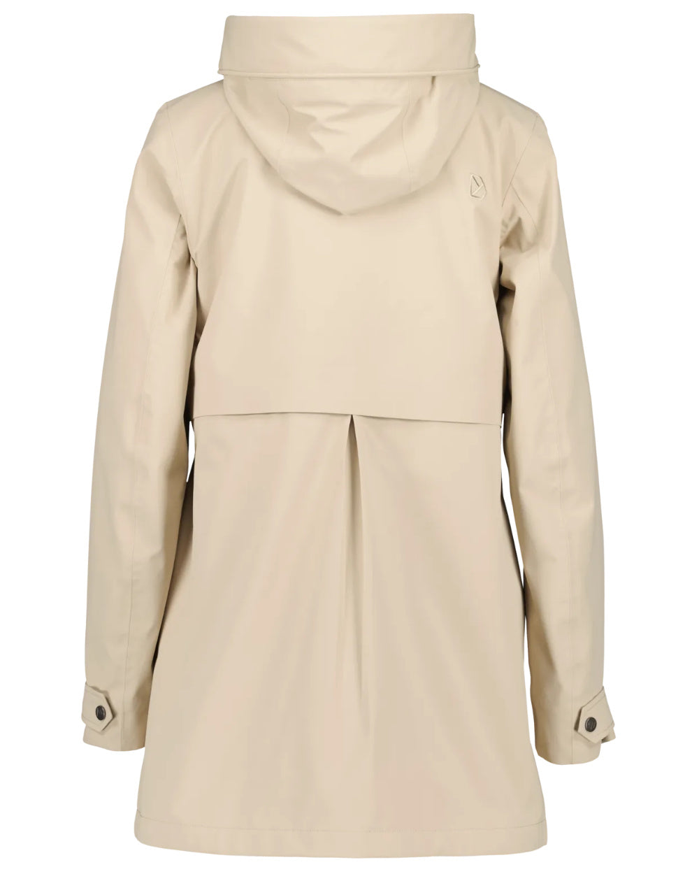 Clay Beige Coloured Didriksons Edith Parka On A White Background 