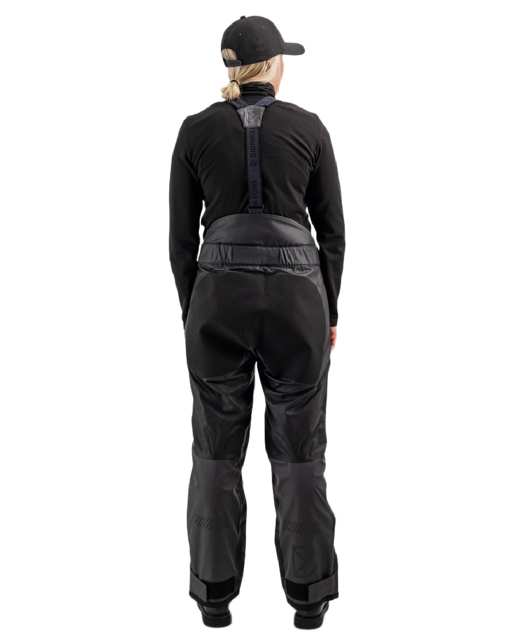 Coal Black Coloured Didriksons Element 2.0 Unisex Pants On A White Background