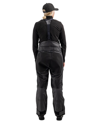 Coal Black Coloured Didriksons Element 2.0 Unisex Pants On A White Background