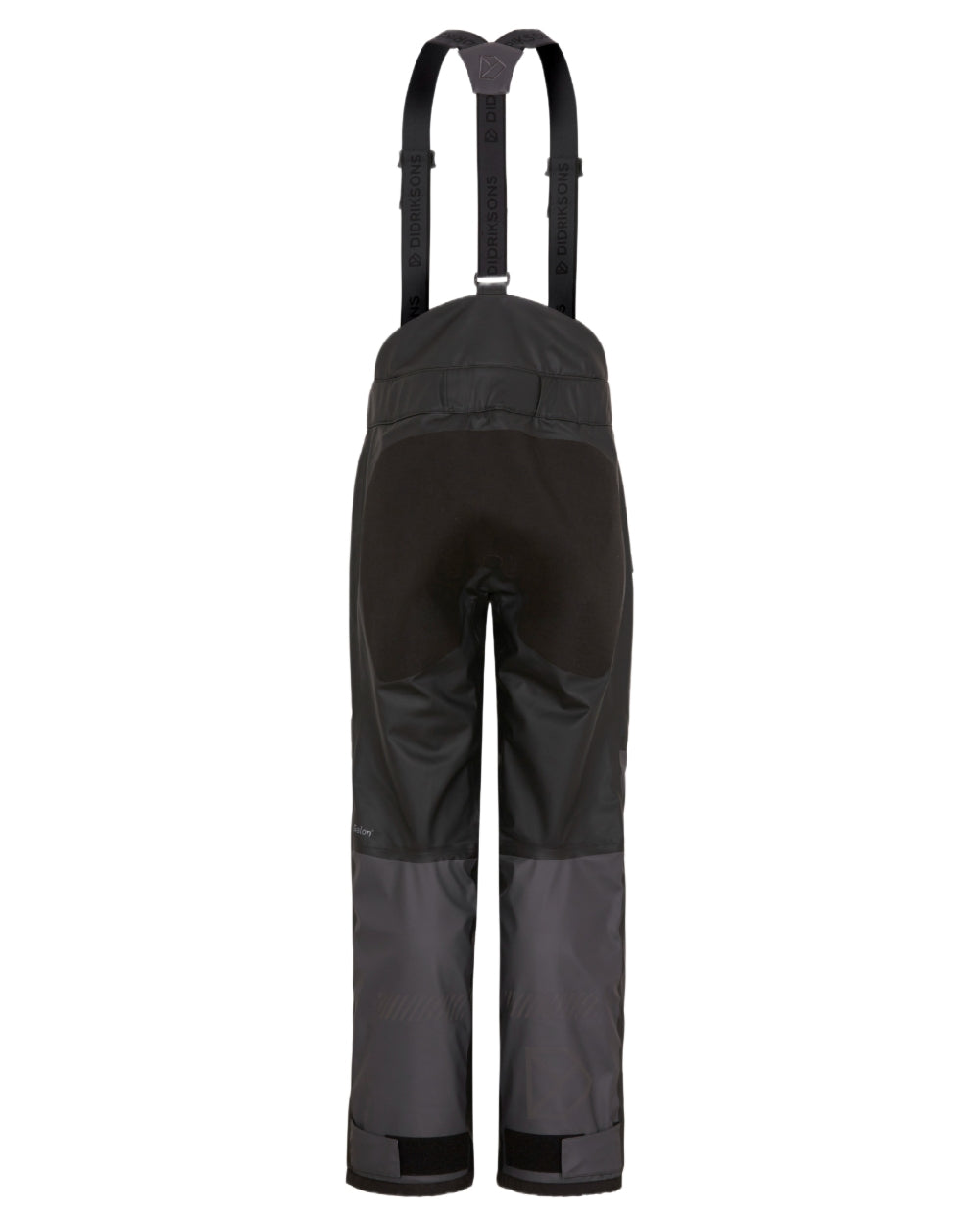 Coal Black Coloured Didriksons Element 2.0 Unisex Pants On A White Background