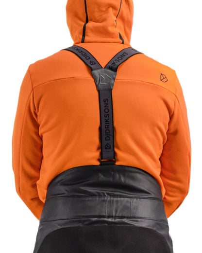 Coal Black Coloured Didriksons Element 2.0 Unisex Pants On A White Background