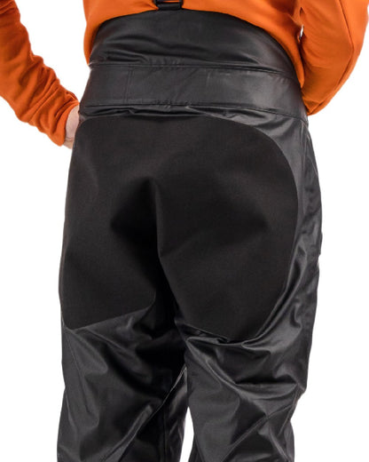 Coal Black Coloured Didriksons Element 2.0 Unisex Pants On A White Background