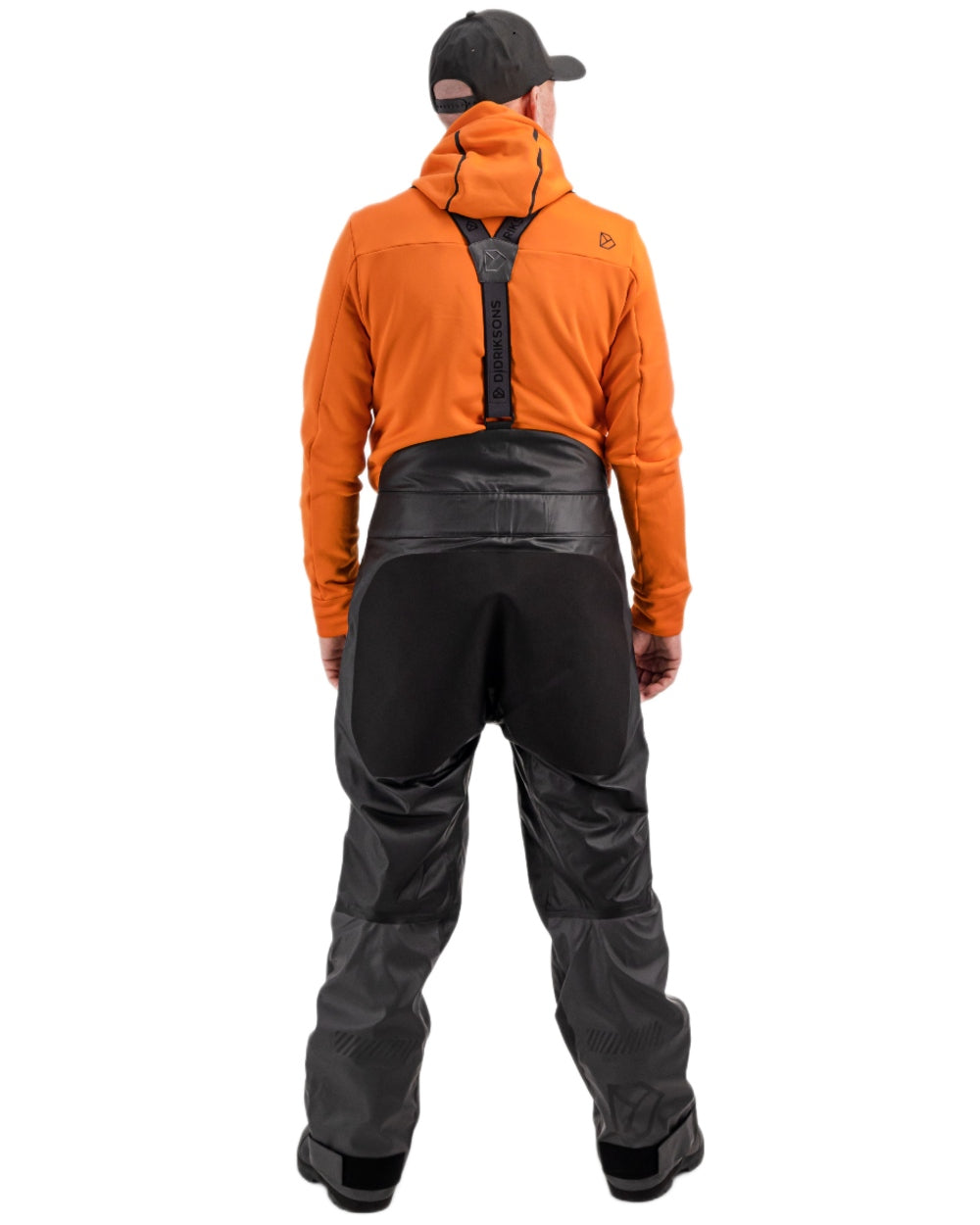 Coal Black Coloured Didriksons Element 2.0 Unisex Pants On A White Background