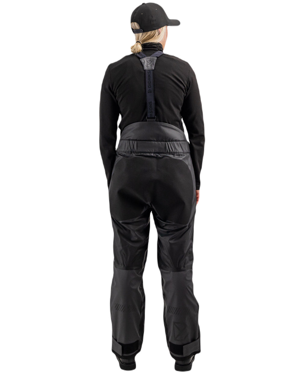 Coal Black Coloured Didriksons Element 2.0 Unisex Pants On A White Background