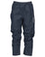 Navy Coloured Didriksons Idur Childrens Pants On A White Background #colour_navy