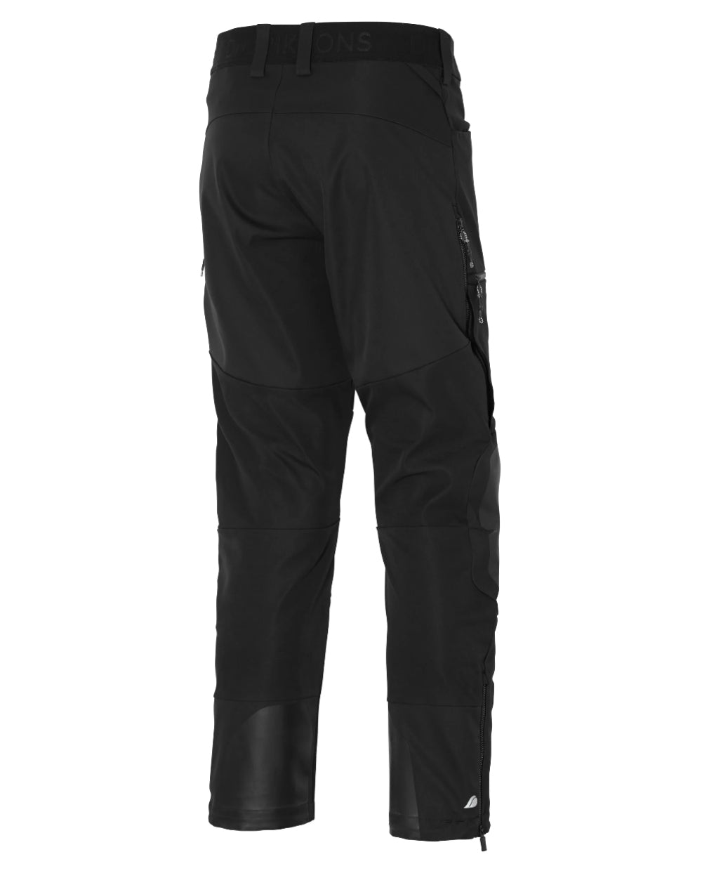 Black Coloured Didriksons Isac Pants On A White Background 