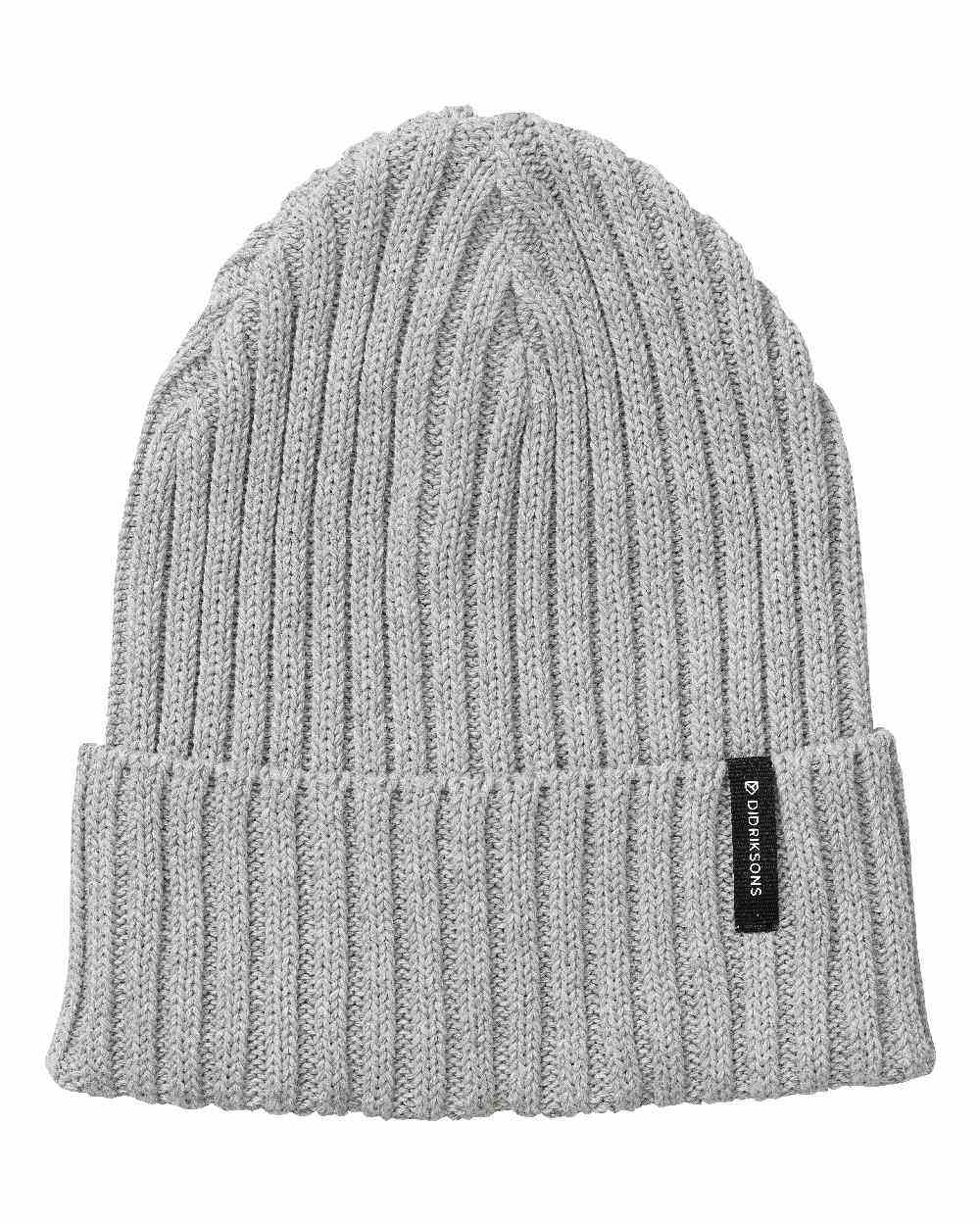 Grey Melange Coloured Didriksons Laken Beanie 2 