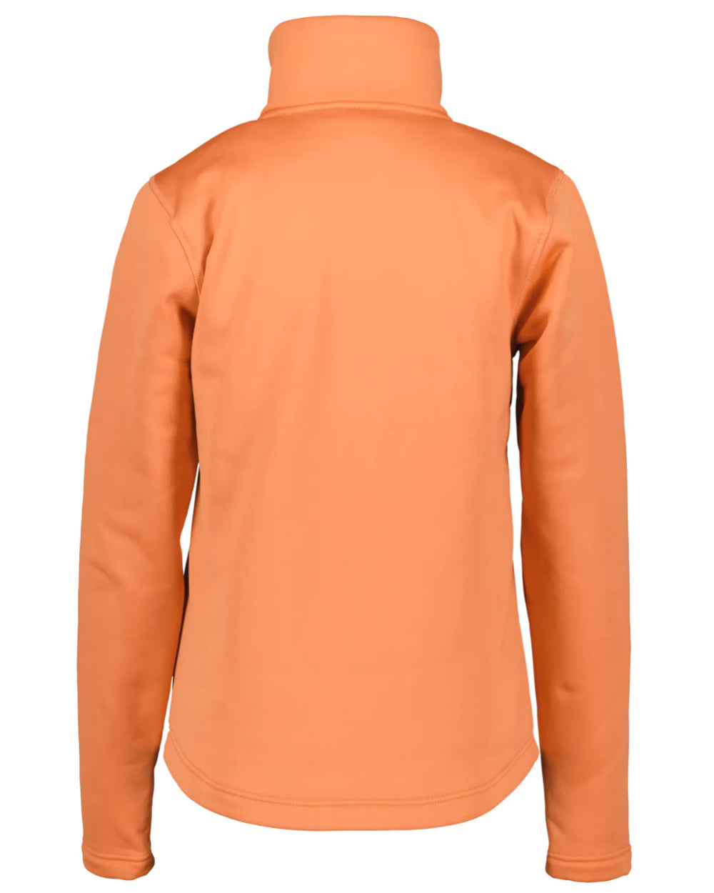 Faded Brique Coloured Didriksons Leah Womens Fullzip On A White Background 