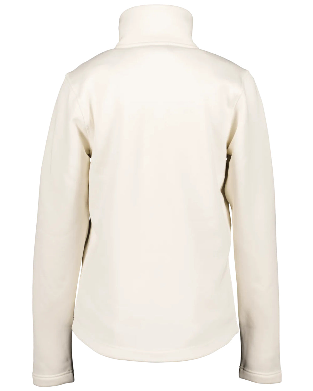 White Foam Coloured Didriksons Leah Womens Fullzip On A White Background 